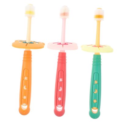 Ipetboom 3pcs Boy Girl's Toothbrush Manual Boy Girl Toothbrush and Girls Age Years Old Soft Bristles for Daily Use Random Color