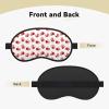 Mosytuky Bloody Hand Print Sleep Mask for Back and Side Sleeper for Sleeping,Zero Eye Pressure Night Blindfold Ultralight Travel Nap Eye Cover view 2