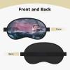Mosytuky Boat Lighthouse Storm Waves Print Sleep Mask for Back and Side Sleeper for Sleeping,Zero Eye Pressure Night Blindfold Ultralight Travel Nap Eye Cover view 2