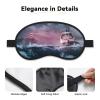 Mosytuky Boat Lighthouse Storm Waves Print Sleep Mask for Back and Side Sleeper for Sleeping,Zero Eye Pressure Night Blindfold Ultralight Travel Nap Eye Cover view 3