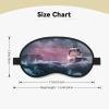 Mosytuky Boat Lighthouse Storm Waves Print Sleep Mask for Back and Side Sleeper for Sleeping,Zero Eye Pressure Night Blindfold Ultralight Travel Nap Eye Cover view 4