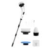 Electric Scrubber 370RPM, USB Rechargeable Bathroom Shower Scrubber With 90 Minutes Working Time, 3 Replaceable Brush Heads, Adjustable Speeds For One Cleaning Eff view 1