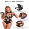 ohyeahlady Plus Size Lingerie for Women Sexy Cut Out Bodysuit One Piece Teddy Underwear Naughty Underwire Jumpsuit Babydoll Lingerie Size 12 14 view 4