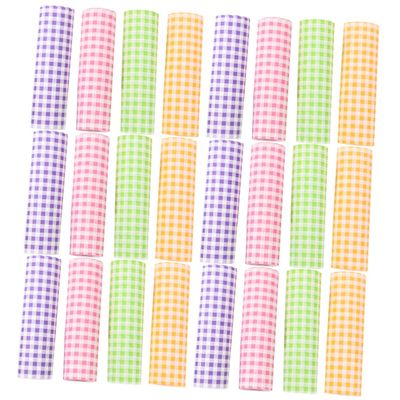 OKUMEYR Checkered Greaseproof Wrapping Paper 7 Inch Baking Parchment Sheets for Food Wrapping Sandwiches Hamburgers 400 Pieces Oil Resistant Colorful Food Wraps for Restaurants and Takeaway