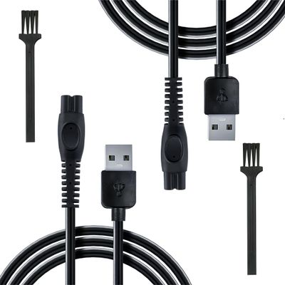 5V Charger for Philips One Blade Charger Cord, Replace Cable for Philips Shaver Charger Compatible With S3145/ Qp2724/ Qp2734/ Qp2824/ Qp2834/ S7887/ Mg5950/ Mg7950, Usb A Charging Shaver Cable (2Pcs