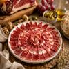 80g Iberico de Bellota Ham Slices on a Plate view 3