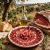 80g Iberico de Bellota Ham Slices on a Plate view 4