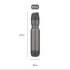 Mepal Shaker Sport, Leakproof, Includes Mixer and Measurements, Easy-clean with Bottem Lid, Protein Shaker, 800 ml, Peach orange view 3