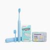 Braces Essentials Bundle Cleaning Kit for Teeth, Portable Orthodontic Toothbrush Kit Oral Care Dental Travel Kit - Sonic Toothbrush Floss Picks Wax Dots- 3pc Bundle-for Kids & Teens & Young Adults view 1