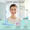 Braces Essentials Bundle Cleaning Kit for Teeth, Portable Orthodontic Toothbrush Kit Oral Care Dental Travel Kit - Sonic Toothbrush Floss Picks Wax Dots- 3pc Bundle-for Kids & Teens & Young Adults view 2