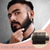 Double Sided Beard Brush for Men - Double Sided Beard Brush, Pocket Beard Brush With Handle | Hair Brush With Handle For Men And Hairdressers, Natural Mustache Brush, D Comb view 3
