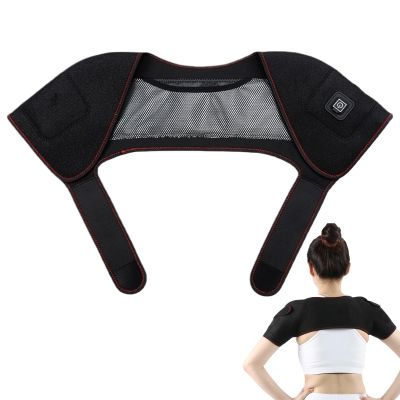 Neck Shoulder Heating, Adjustable Heating Pad, Upper Back Wrap, Shoulder Heating Pad, Electric Back Wrap, Carbon Fiber Heating, Auto Shut Off Pad, 3 Temperature Adjustment, Neck And Shoulder Relief, H
