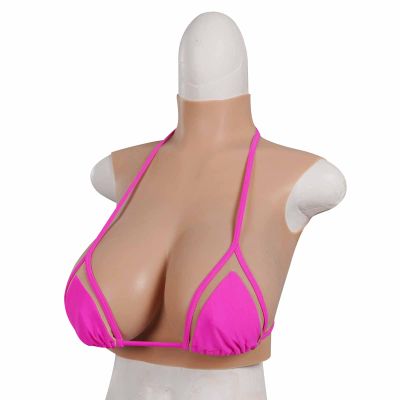 Silicone Breast Forms B-G Cup Fake Boobs Crossdresser Breastplate Mastectomy for Transgender Drag Queen Cosplay,Color3,Silicon B cup