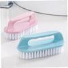 Laundry Cleaning Brush Multifunctional Scrub Brush Soft Plastic Cleaning Brush for Washing Clothes Shoes Housework Random Color Laundry Cleaning Brush Clothes Brush Scrub Brush view 4