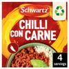 3 X Chilli Con Carne Recipe Mix 41g, A spicy recipe mix with vibrant chilli powder, Free From Artificial Colours and Flavours, Suitable for Vegans view 1