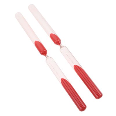 Cabilock 2pcs Sauna Hourglass Tube Timer Sand Spa Clock Heat Resistant Material Bathroom Spa Accessory