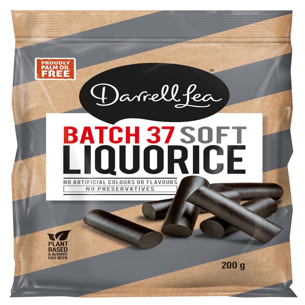 Darrell Lea - Batch 37 Soft Liquorice, 8 x 200g