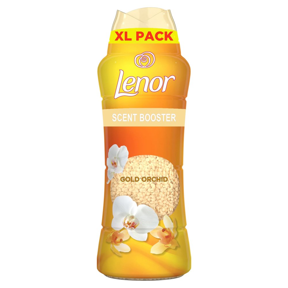 Lenor Laundry Perfume Scent Booster 495g, Gold Orchid, Non-Stop Freshness Up to 12 Weeks in Storage, Granules