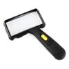 ZLSNOBLE 10X Rectangular Magnifier Handheld Drop-proof Magnifier With LED Light For Reading Aid, Inspection, Exploration, Hobbies view 1