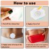 100pcs Castor Oil Pack Wrap for Belly Button, Self-Adhesive Disposable Castor Oil Patches, Hydroentangled Fabric Highly Absorbent, No Wash, Easy to Use view 3