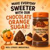 Chocolate Orange Hot Drinks Sugar Dusting (400 g) Topper Sprinkles Flavouring - Also for popcorn, cupcake duster, icing, baking view 2