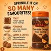 Chocolate Orange Hot Drinks Sugar Dusting (400 g) Topper Sprinkles Flavouring - Also for popcorn, cupcake duster, icing, baking view 4