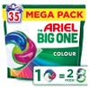 Ariel The Big One PODS Laundry Capsules, 35 Washes, Colour 2X Stain & Odour Removal, Fast Dissolving in Cold view 1