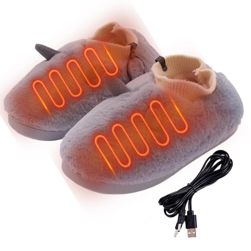 Heated Slippers Heating, Warm, Comfortable, Soft, Portable