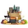 Indulgence Treat Basket Luxury Christmas Hamper with Chocolate & Wine Gift view 1