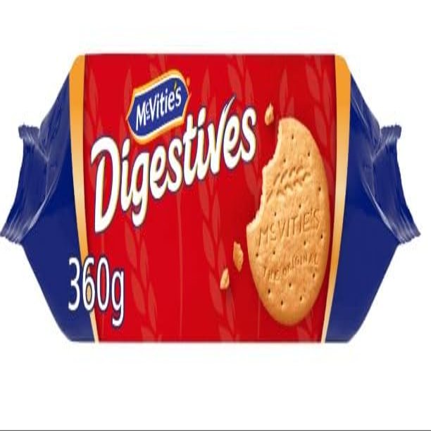 Digestives The Original Biscuits 360g (Pack Of 6) Delicious Tasty And Twisty Treat Gift Hamper, Christmas,Birthday,Easter