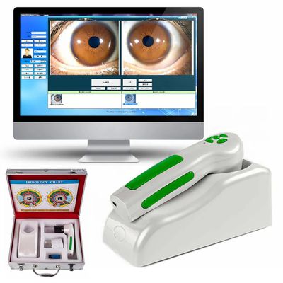 Auto Focus Eye Iriscope Analyzer, 12 MP High Resolution 4032 * 3024 Iris Analysis Camera, Iris Machine HD 30x Iris Lens and Driver-Free Analysis Software for Beauty Salons, Health Clubs
