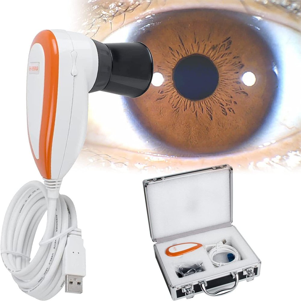 5.0 MP USB Iriscope Iris Analyzer Iridology Camera with pro Iris Software Eye Iriscope Iris Analyzer Analysis Iridology Camera with HD 30x Iris Lens,Iris Magnifier Eye Iris Camera