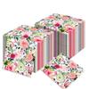 120Pcs Flower Paper Napkins Happy Flower Day Disposable Paper Napkins Flower Luncheon Napkins for Flower Festival Dinner Party,6.5 * 6.5 Inch 6 view 1