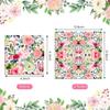 120Pcs Flower Paper Napkins Happy Flower Day Disposable Paper Napkins Flower Luncheon Napkins for Flower Festival Dinner Party,6.5 * 6.5 Inch 6 view 2