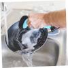 Ipetboom Sturdy Steel Wire Ball Brush Cleaning Tool for Kitchen Dishwashing Brush Long Handle for Sink Cleaning view 4
