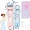 2025 New Bleumy Razor, Wet & Dry Bleumy Painless Electric Razor, 2 in 1 Electric Shaver Razors for Women, Ipx7 Waterproof Multifunctional Shaver for Women, Use for Armpit Legs Face Hairs (2PCS)