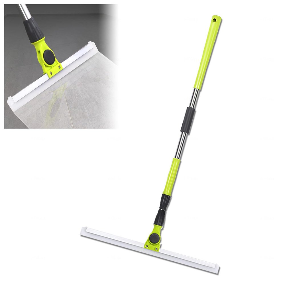 RYJYQYX Rubber Broom for Pet Hair Hardwood Floor, with 51 Long Handle Rubber Broom for Pet Hair Hardwood Floor, Silicone Broom Cleans Glass,Fine Dust,Hair,Liquids,Large:50130cm