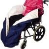 HUIBBGO Wheelchair Cover for Adults Fleece Lining Wheelchair Warmer Cover Lightweight Wheelchair Blanket with Zipper and Villus Wheel Chair Blanket Winter view 1