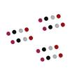 KOMBIUDA 24pcs Silica Gel In-ear Headphones Earplugs for Earphone Comfortable Earmuffs Sleeping Ear Plugs Made of Silicone Gel Random Color view 1
