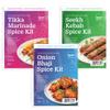 East at Home Starter Spice Kit Bundle - Tikka, Onion Bhaji, Seekh Kebab, Authentic Indian Spice Blends for Flavorful, Restaurant-Style Starters at Home, Easy to Prepare, 3 Packs view 1
