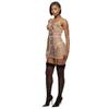Forplay Just Peachy Embroidered Chemise Lingerie Set - Peach, Peach, Medium view 2