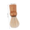 FRCOLOR Brush Grip Retro Handle and Beard with Wooden Shaving Boar Lightweight Bristle for Comfortable Tool Use for Grooming and Travel view 2