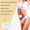 30 Pack Castor Oil Wraps - Disposable Cotton & Adhesive Patches, Star Shape view 4