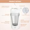 AOOWU Protein Shaker Bottle, 450ML USB C Rechargeable Electric Protein Shake Bottle, Made with Tritan, BPA Free, Leakproof Shaker Bottle Mixer, Portable Mixer Cup, Protein & Supplement Shaker Bottle view 2