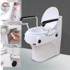 Raised Toilet Seat with Armrests Adjustable Height Disability Aid - Elderly & Disabled Bathroom Safety Seat for Safety and Comfort view 4