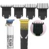 BESTBOMG Slide Combs Comb Guide Compatible with Haircut Accessories, Attachment Comb Set Coloured Limit Combs Guide Comb Trimmer Attachments (Black) view 2