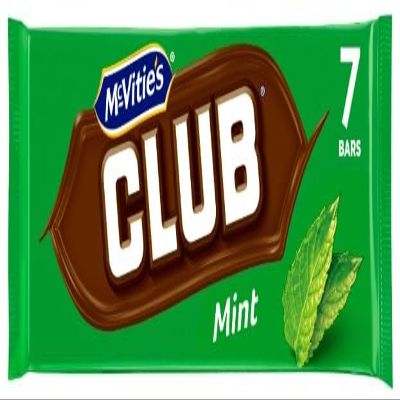 Club Mint Chocolate Biscuit Bars 7x23g (Pack Of 2) Delicious Tasty And Twisty Treat Gift Hamper, Christmas,Birthday,Easter