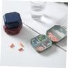 Healeved 3pcs Portable Medicine Case Wear-Resistant Household Organizer Daily Use Compact Pill Box Detachable Case for Medication Storage view 4