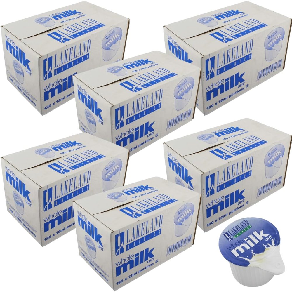 UHT Whole Milk Portions (720 pots) 12ml Each Portion