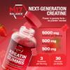 Creatine Monohydrate Gummy Bears - 5000 mg Creatine with BCAAs & L-Carnitine per Dose - for Muscle Building - Sugar Free, Anti-Melt Formula, Vegan, Gluten Free - 30 Servings (90 Count, Strawberry) view 2